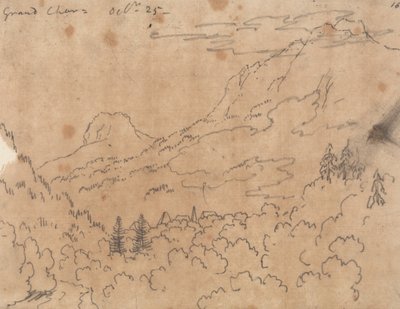 Büyük Chartreuse, 25 Ekim by John Robert Cozens